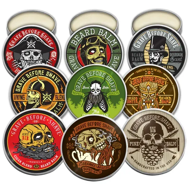 There are many different types of beard balms.