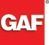 GAF logo on a red background.