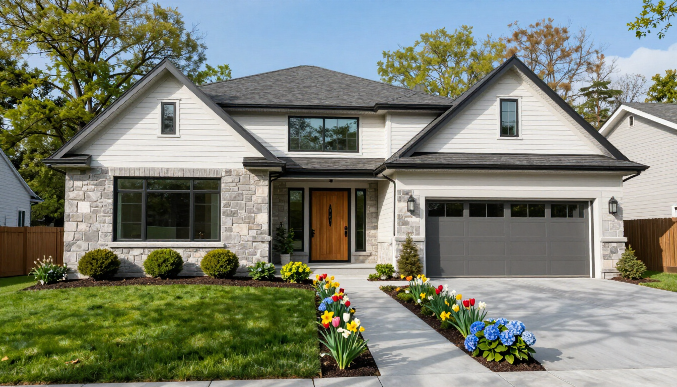Suburban home with high curb appeal in Illinois