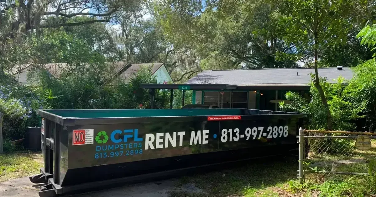 cfl-dumpsters-roll-off-dumpster-driveway-florida