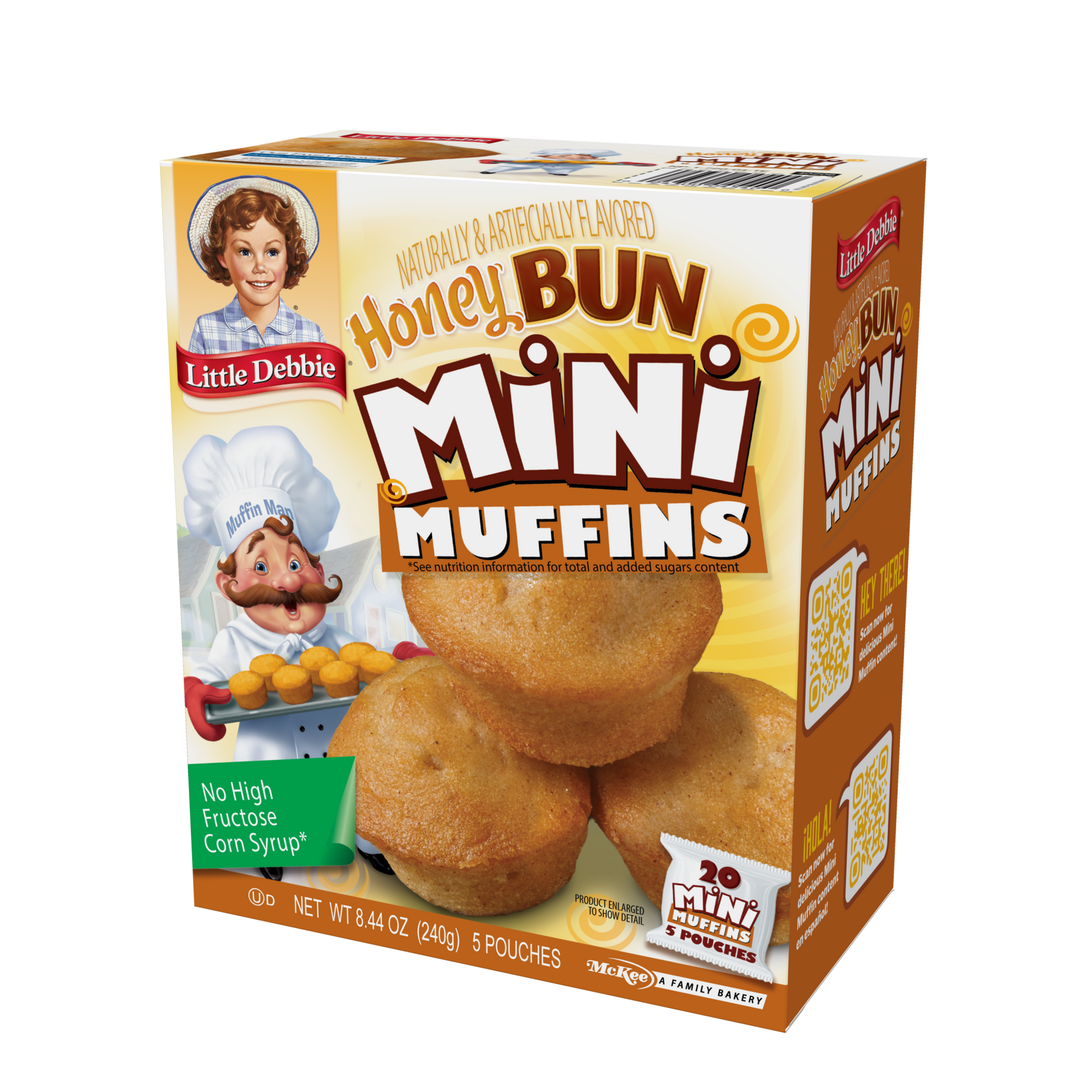 carton of honey bun mini muffins