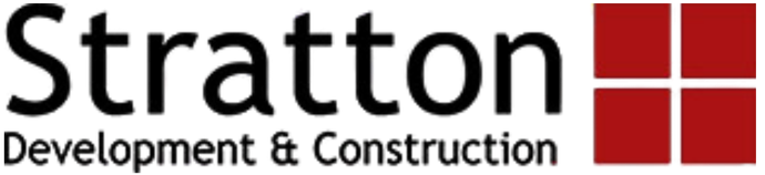Stratton logo: Black text