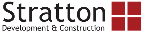 Stratton logo: Black text