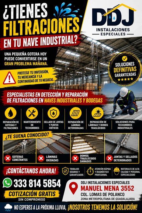 DDJ INSTALACIONES ESPECIALES - Filtraciones