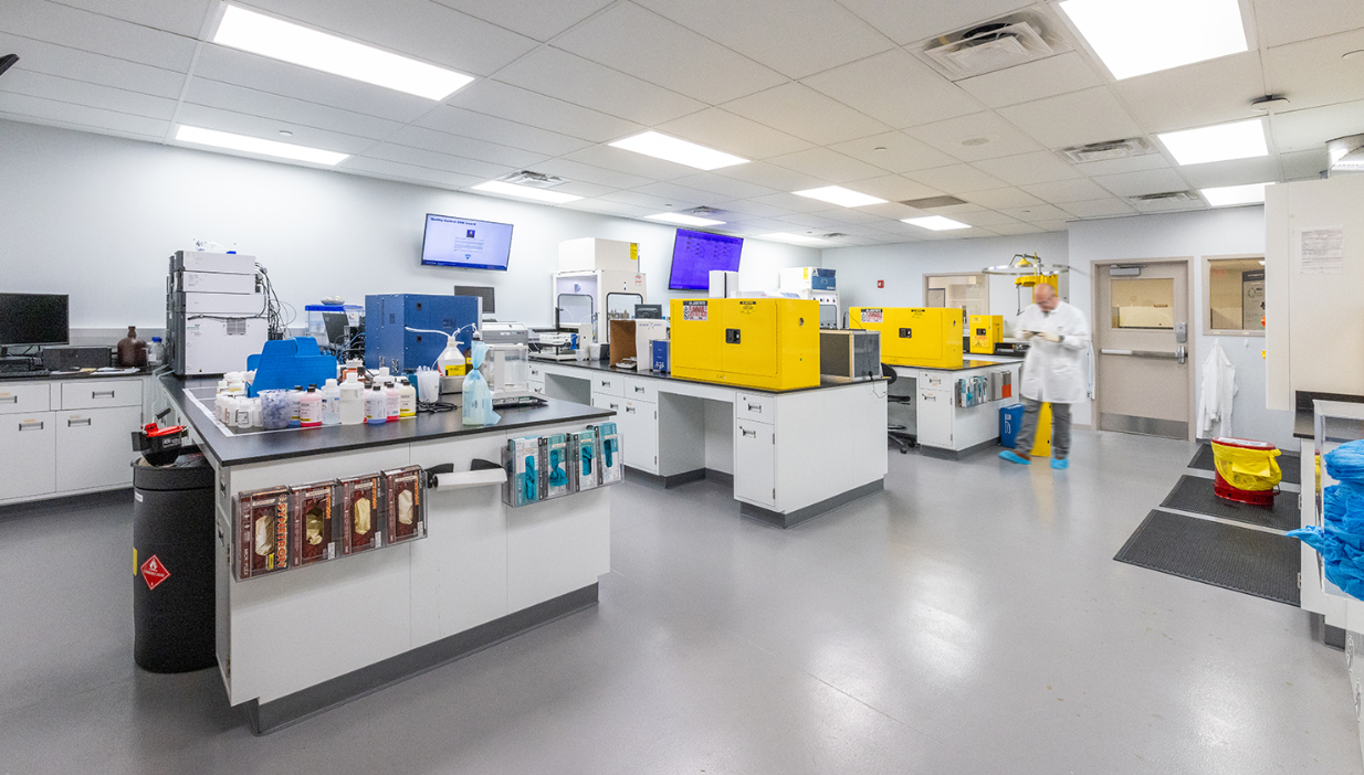 Brewer's Science Facility lab rooms