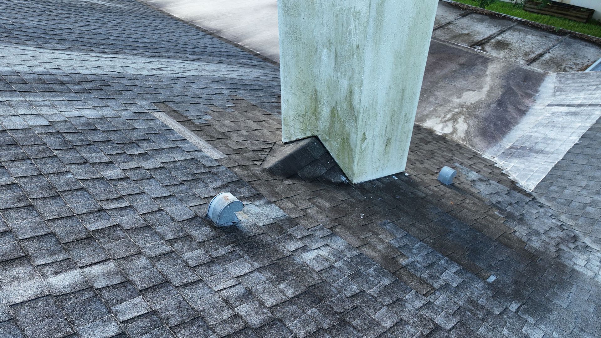 Roof repair Seminole FL: Red Truck Roofing technician inspecting and repairing a roof slope under SB 4-D rules