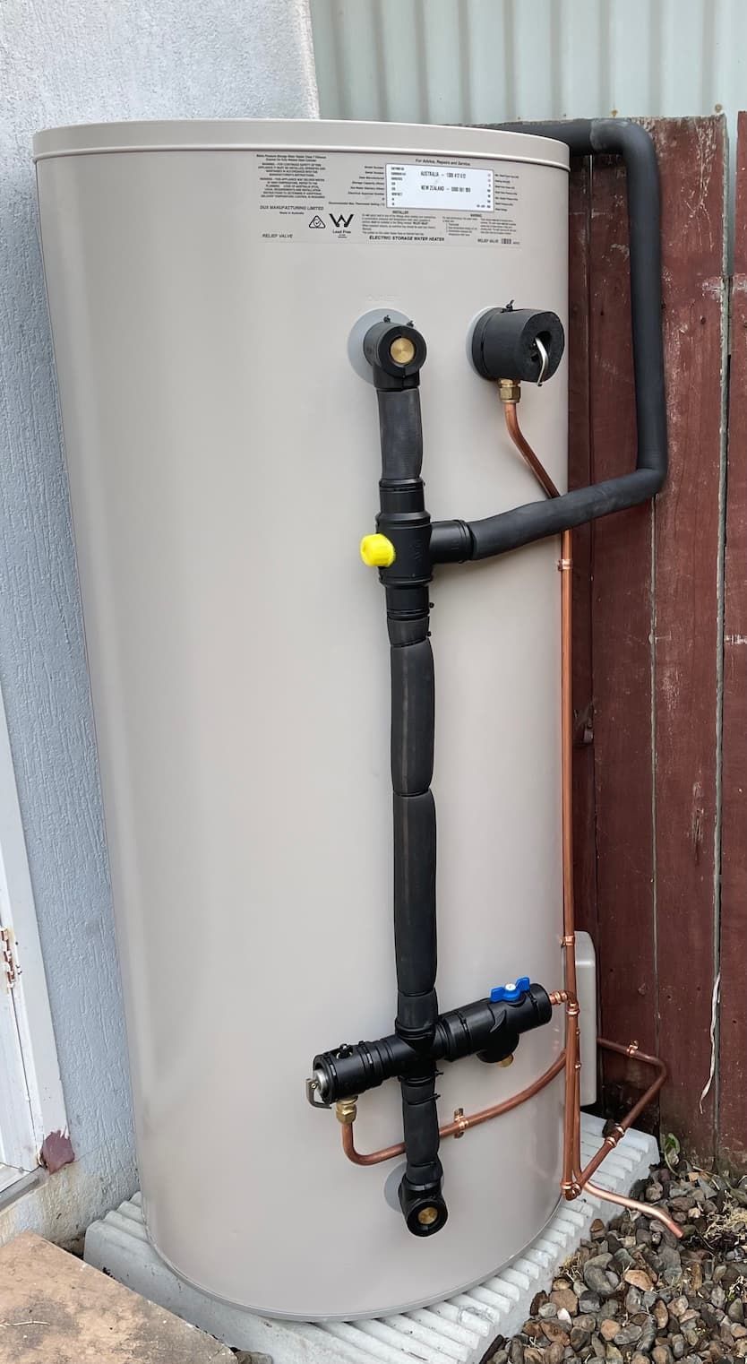 A hot water system installed on the Sunshine Coast