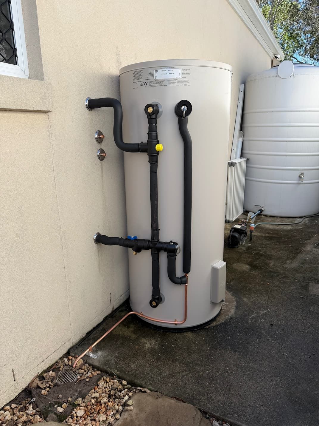 A new hot water system installed by a Sunshine Coast plumber