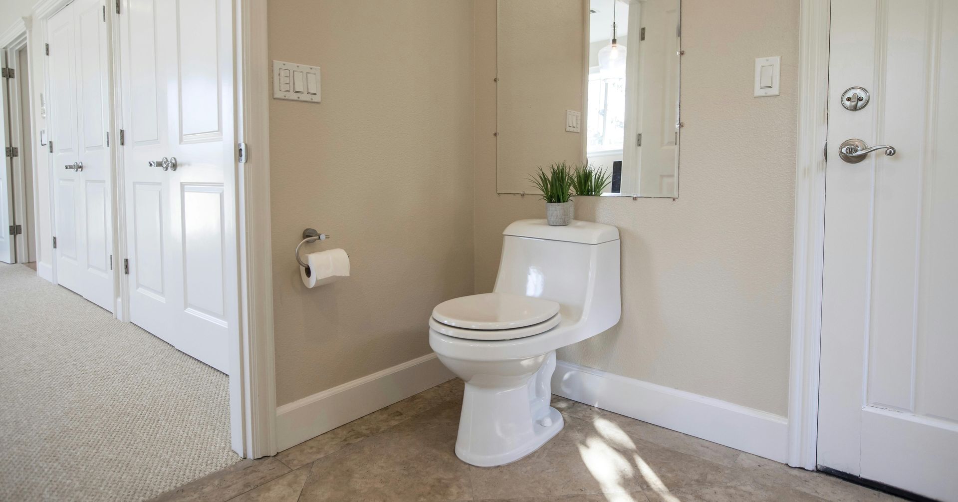 A toilet that needs to be replaced