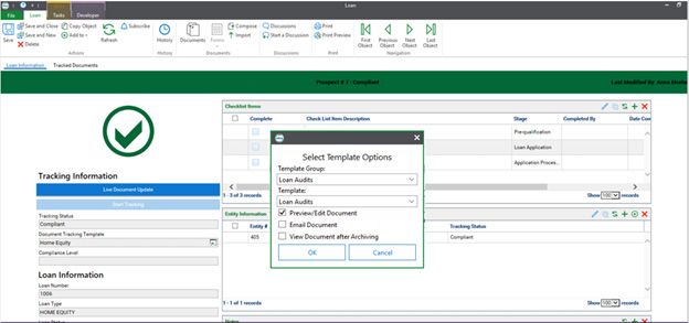 a screenshot of a computer screen with a check mark on it .