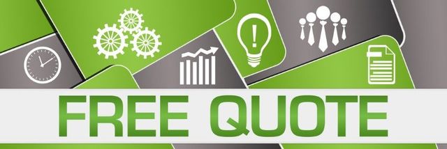 Free landscaping quote sign displayed at customer property