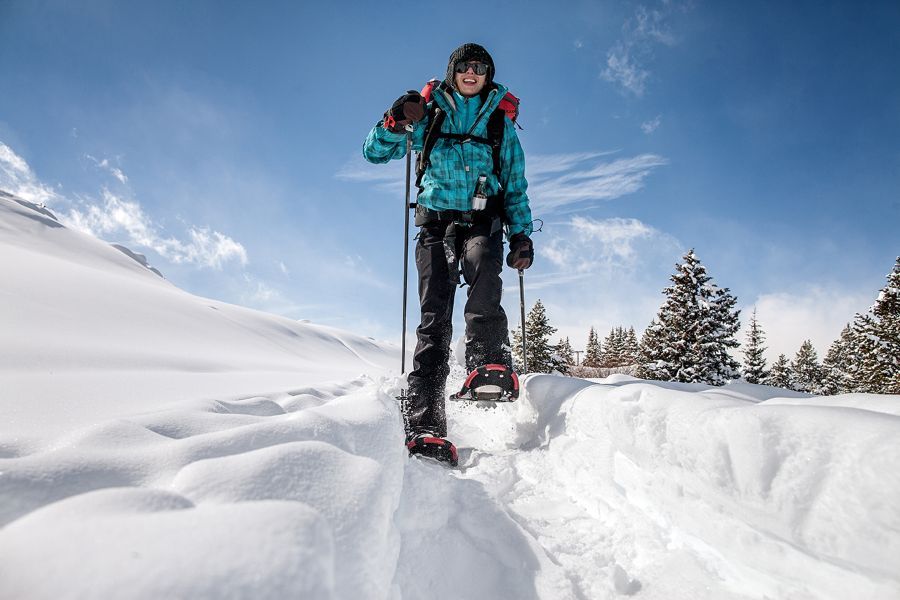 escursione su neve