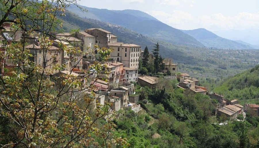 Vista panoramica di Guarcino