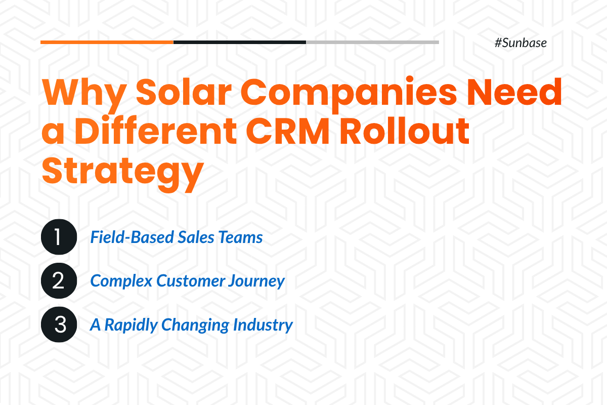 Why Solar CRM Rollouts Break Differently Than Other Industries