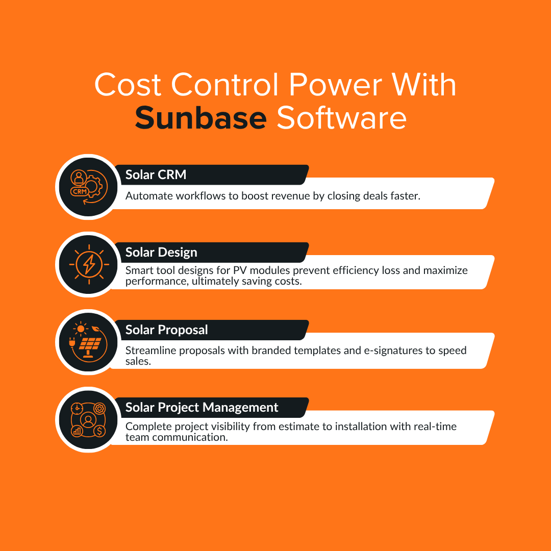 Cost Control Power With Sunbase SoftwareÂ