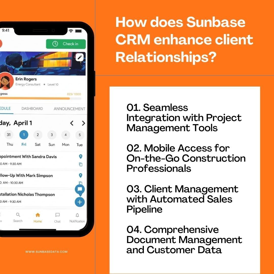 How Does Sunbase Construction CRM Enhance Customer Relationships?