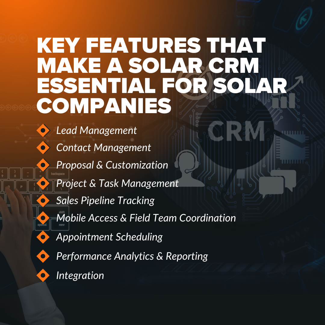 Key Features That Make A Solar CRM Essential For Solar Companies