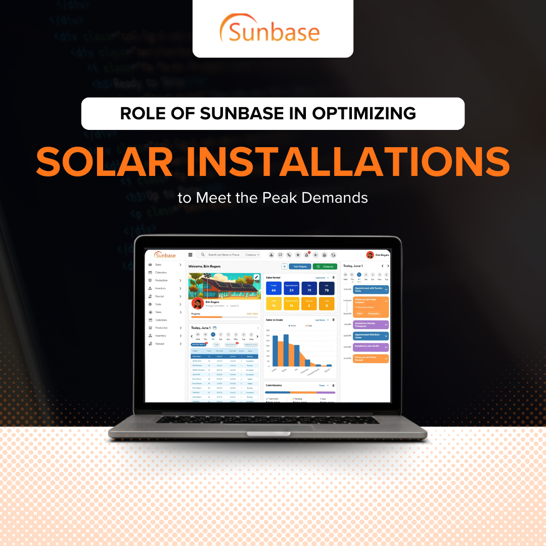 Role of Sunbase in Optimizing Solar Installations
