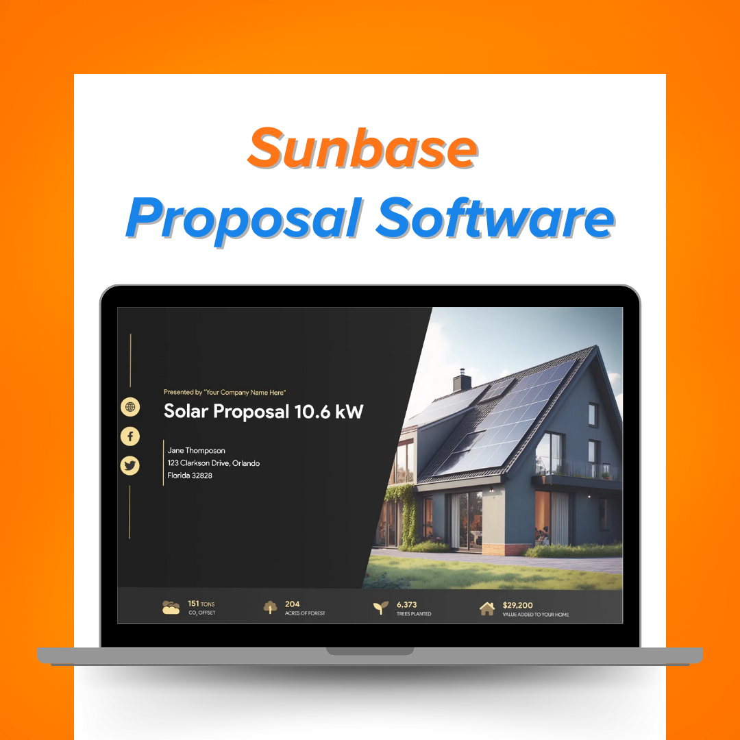 Sunbase Proposal Software