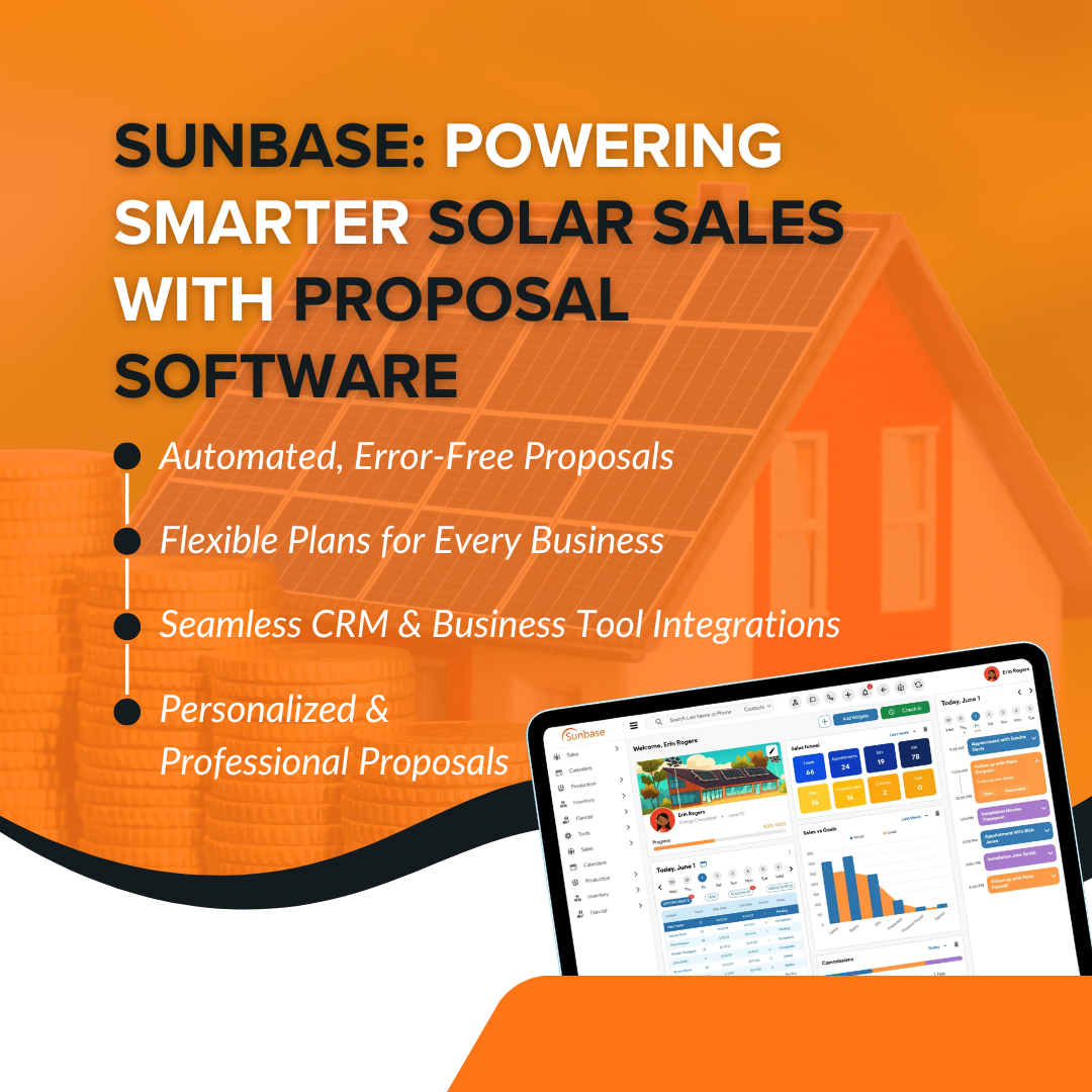 Sunbase: Powering Smarter Solar Sales with Proposal Software