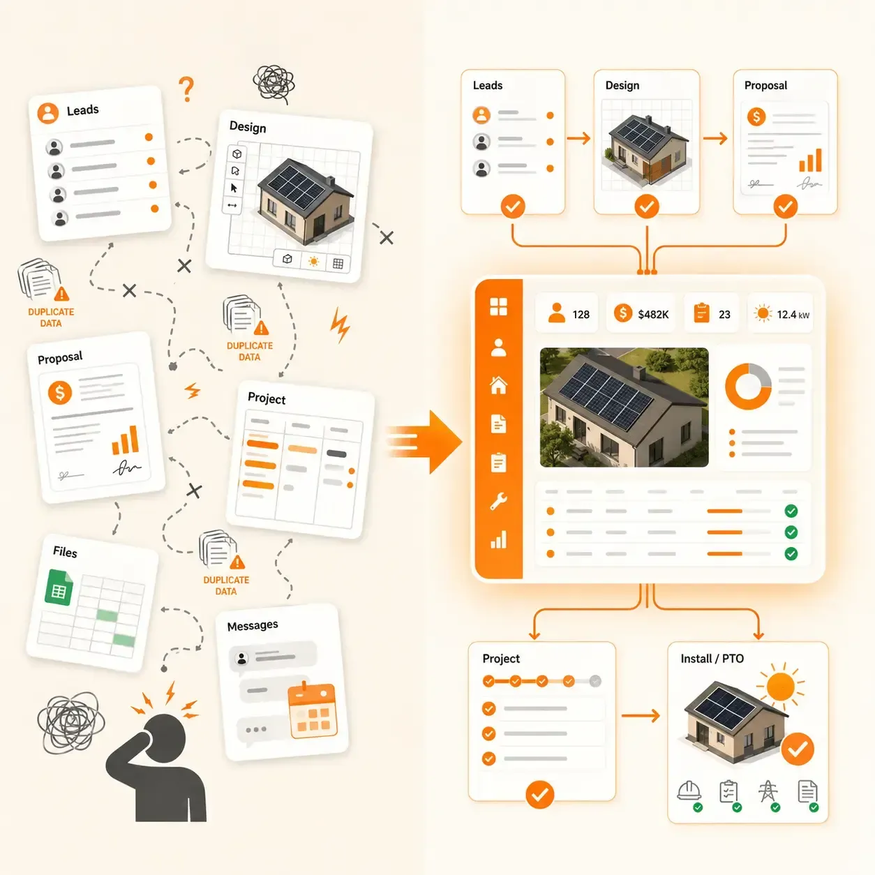 Why Solar Companies Need More Than Separate Design, Sales and Project Tools