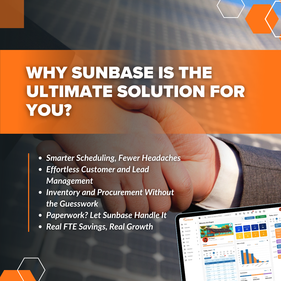 Why is Sunbase the ultimate solution for you?
