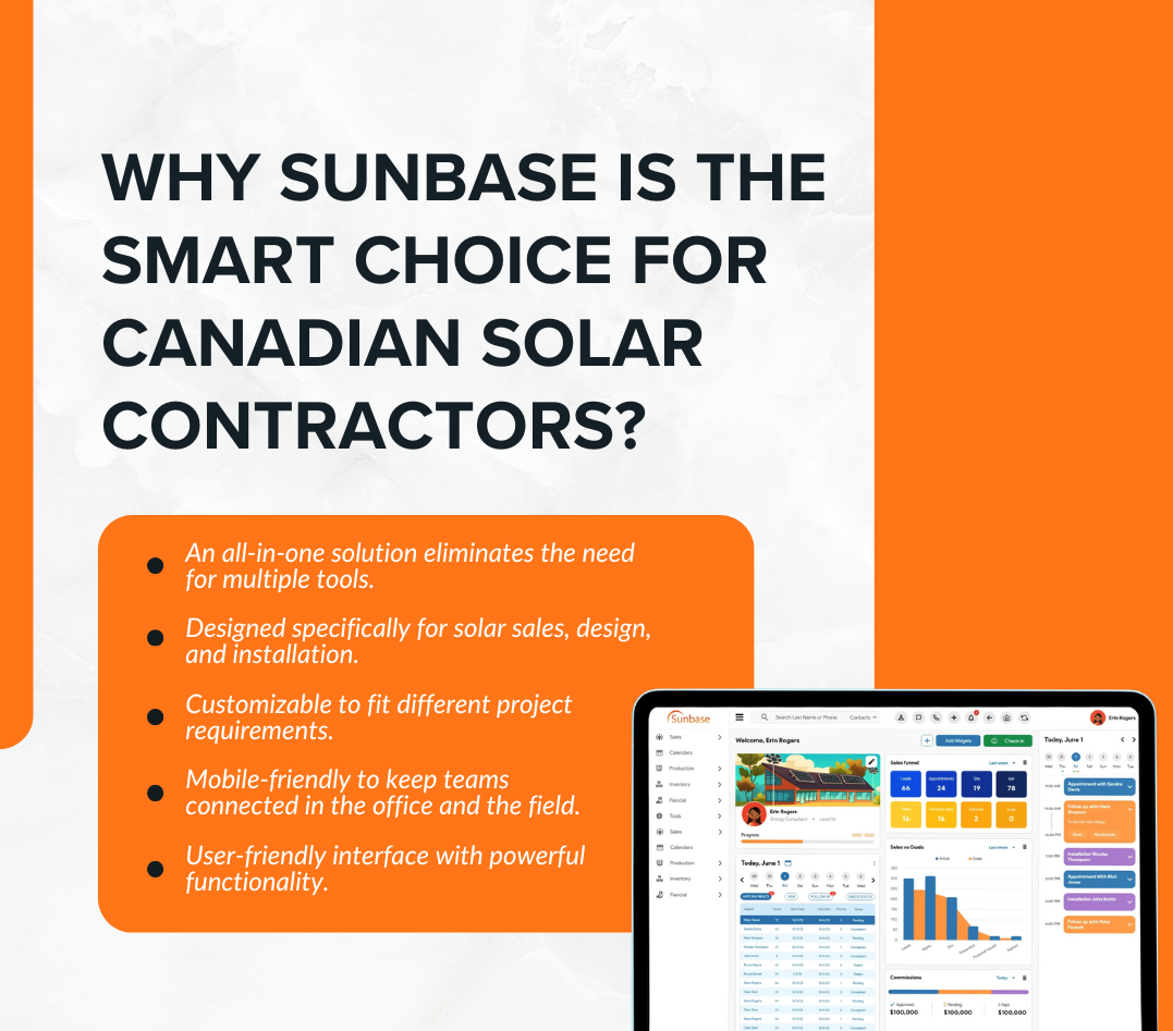 Why Sunbase is the Smart Choice for Canadian Solar Contractors?