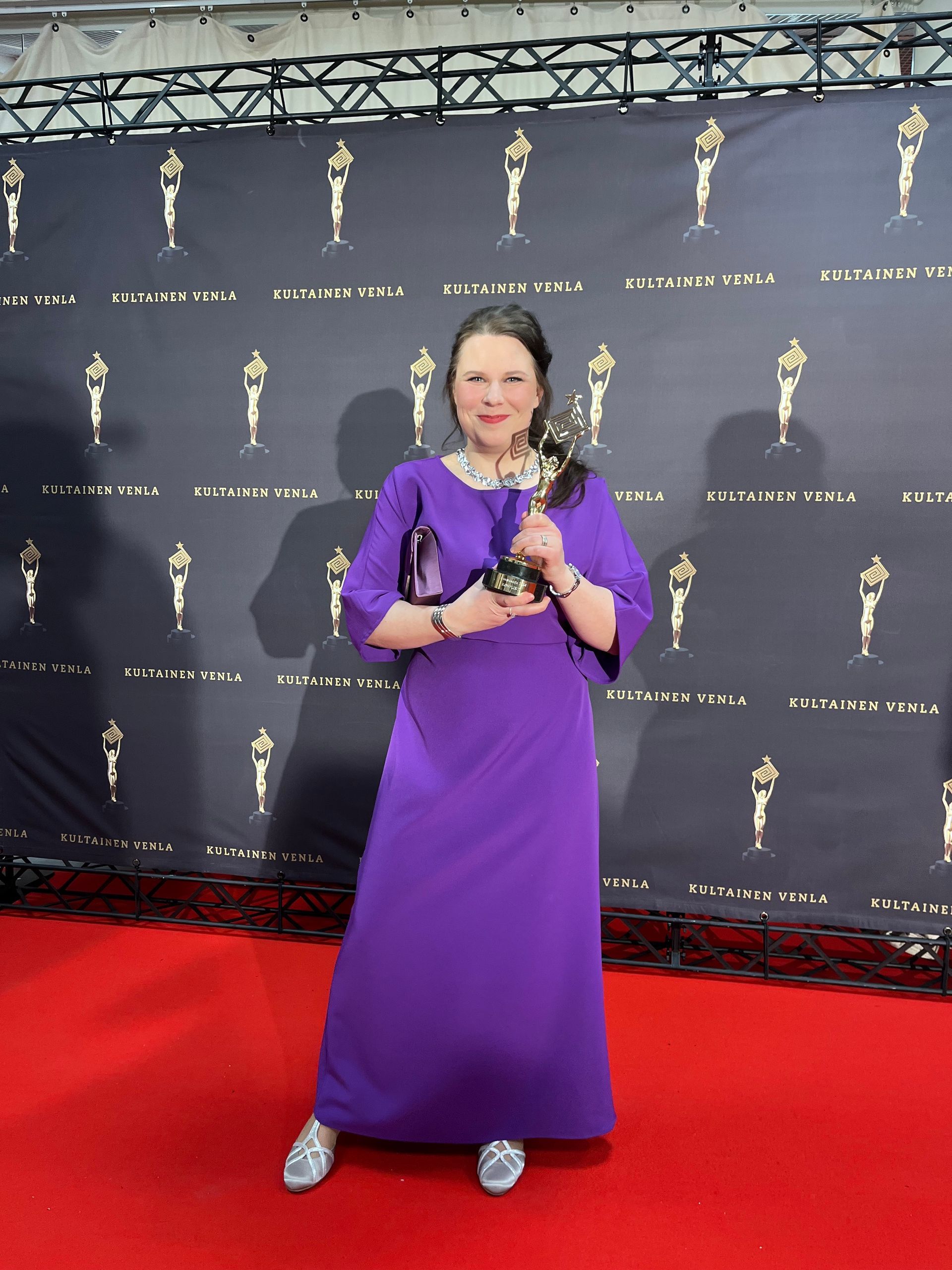 Helena Immonen Kultainen Venla 2025 -gaalassa