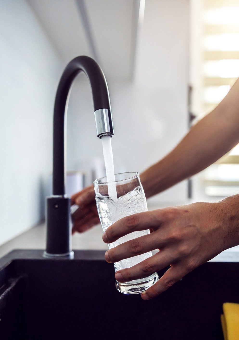 Clean Water From Faucet — Ballinger, TX — Brent Jones Plumbing LLC Clean Water From Faucet — Ballinger, TX — Brent Jones Plumbing LLC