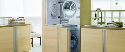 hidden washer and dryer