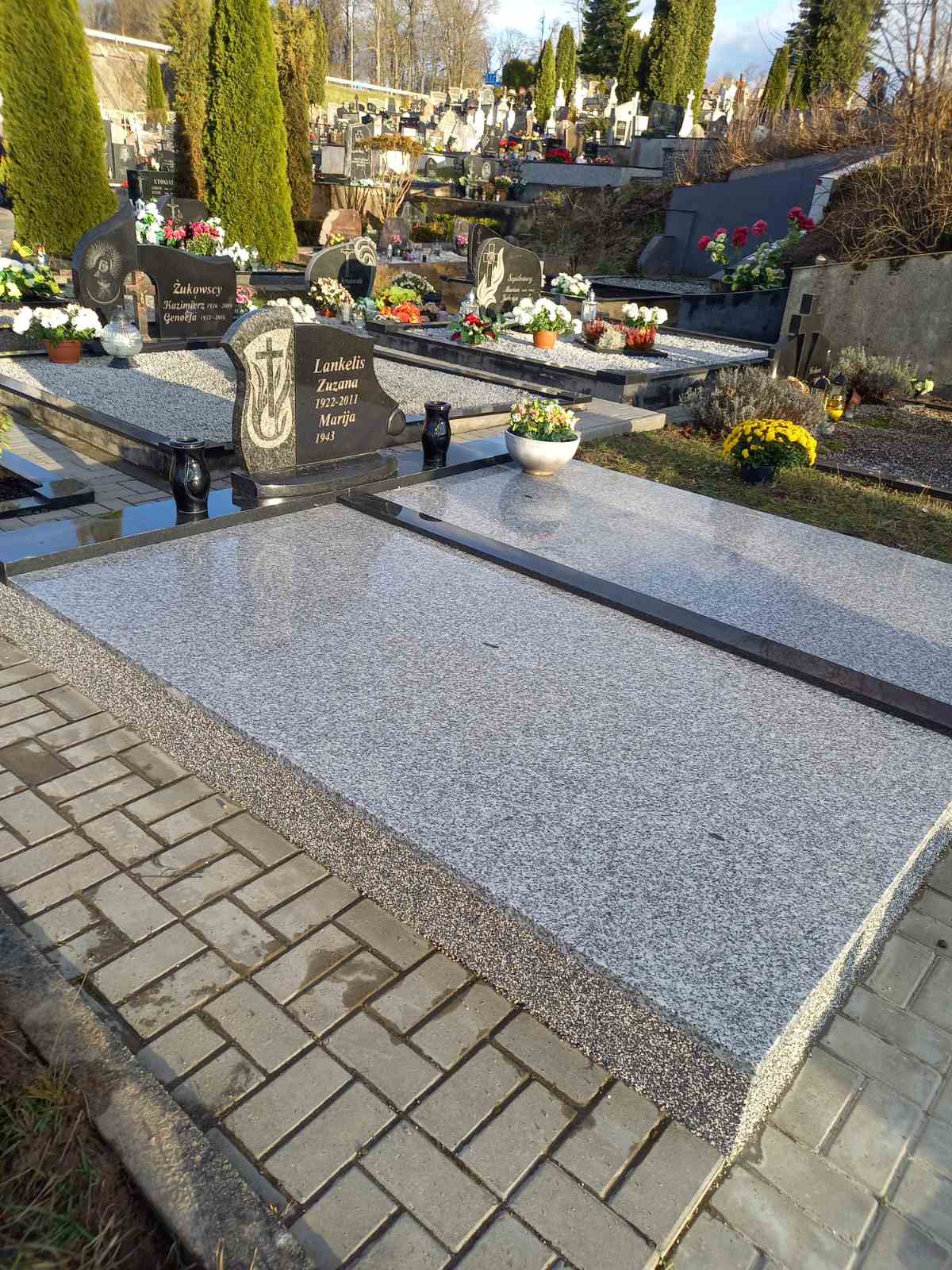 Granito plokščių gamyba