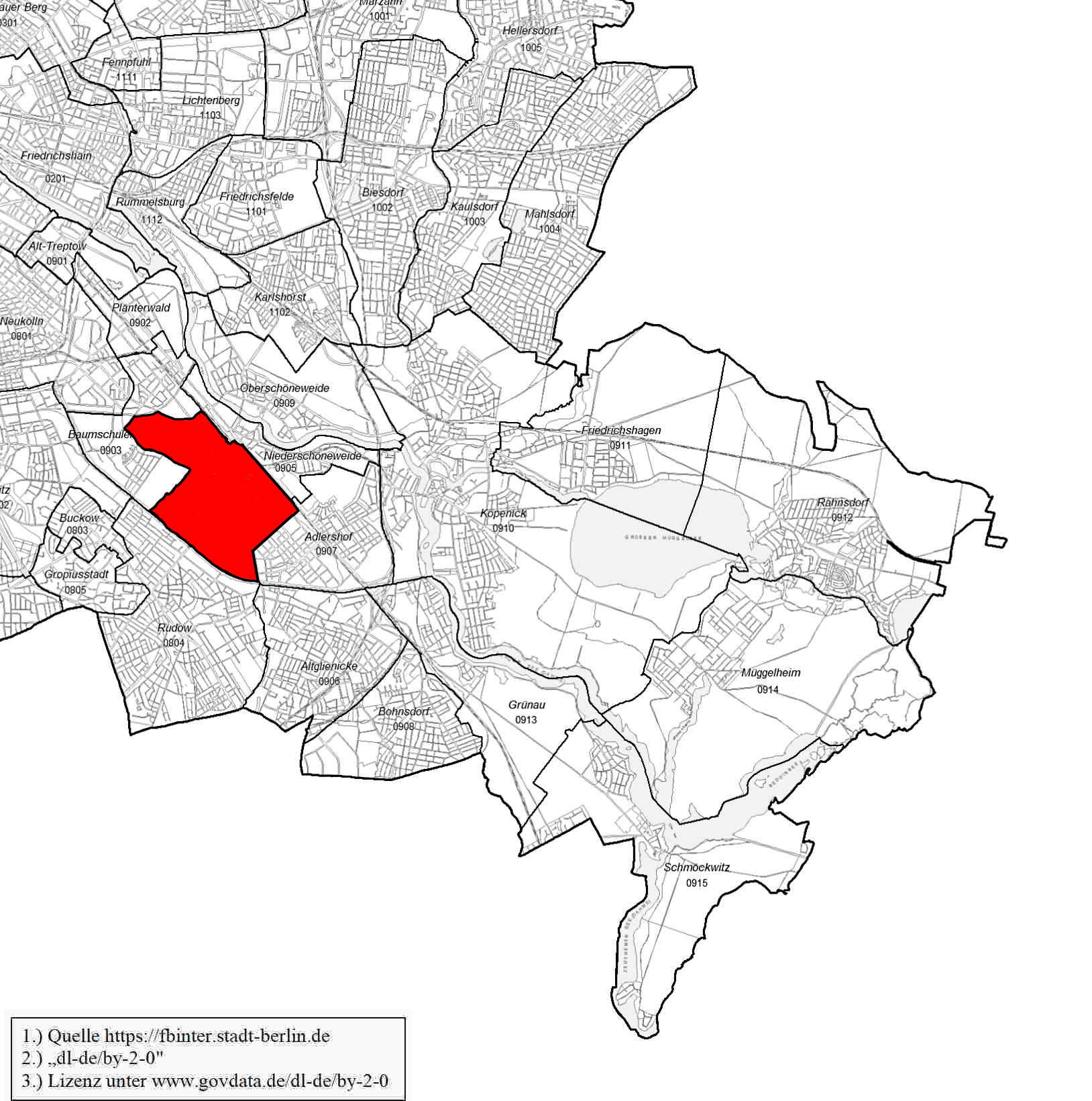 https://fbinter.stadt-berlin.de; www.govdata.de/dl-de/by-2-0 Treptow-Köpenick mit Johannisthal