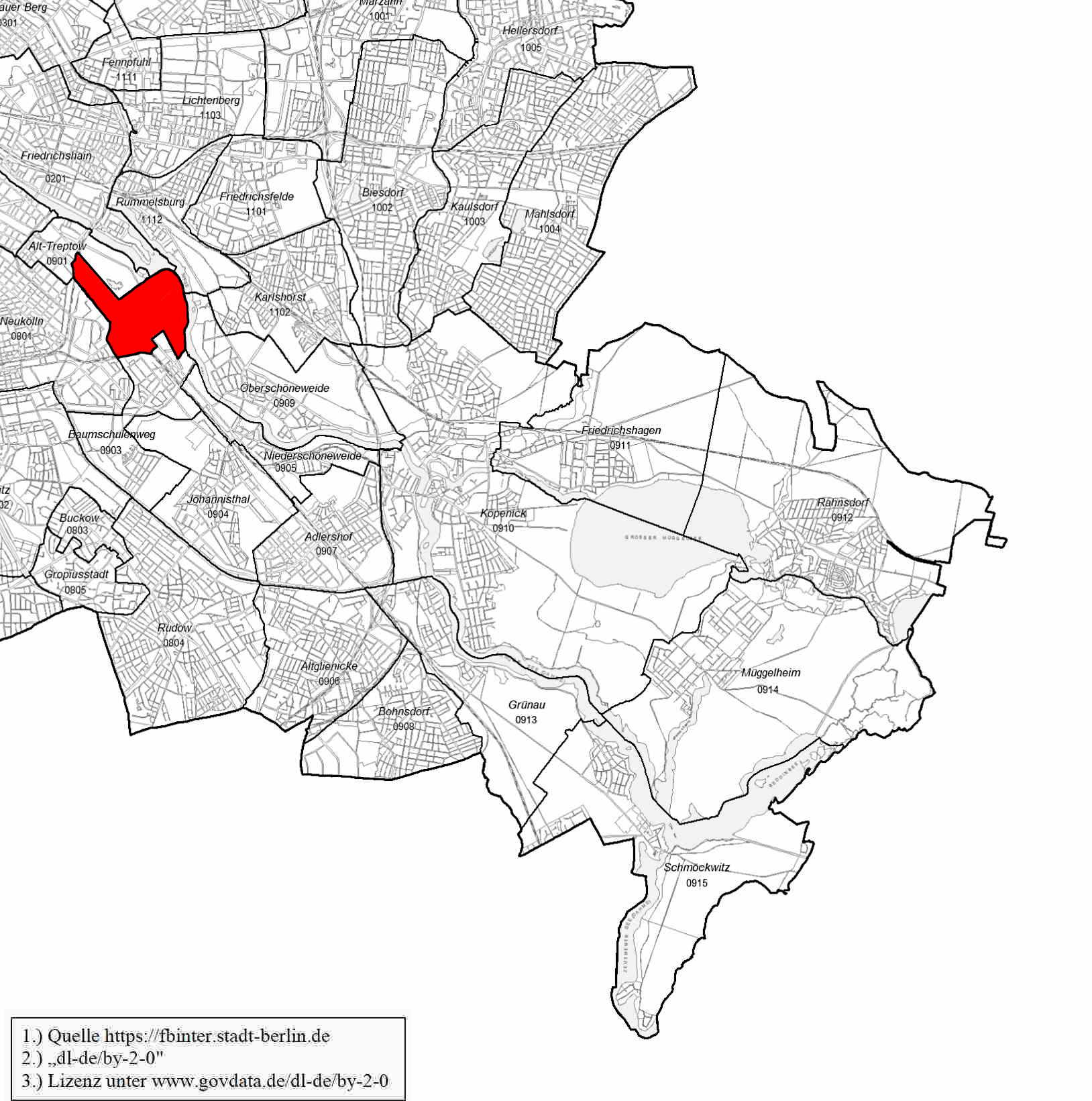 https://fbinter.stadt-berlin.de; www.govdata.de/dl-de/by-2-0 Treptow-Köpenick mit Plänterwald