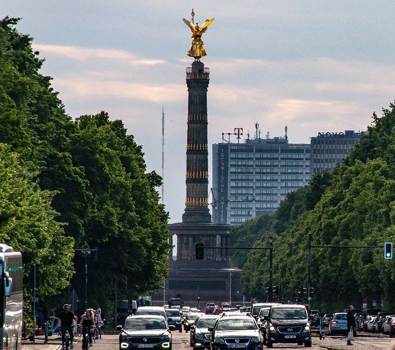 Berlin-Tiergarten mit Siegessäule
