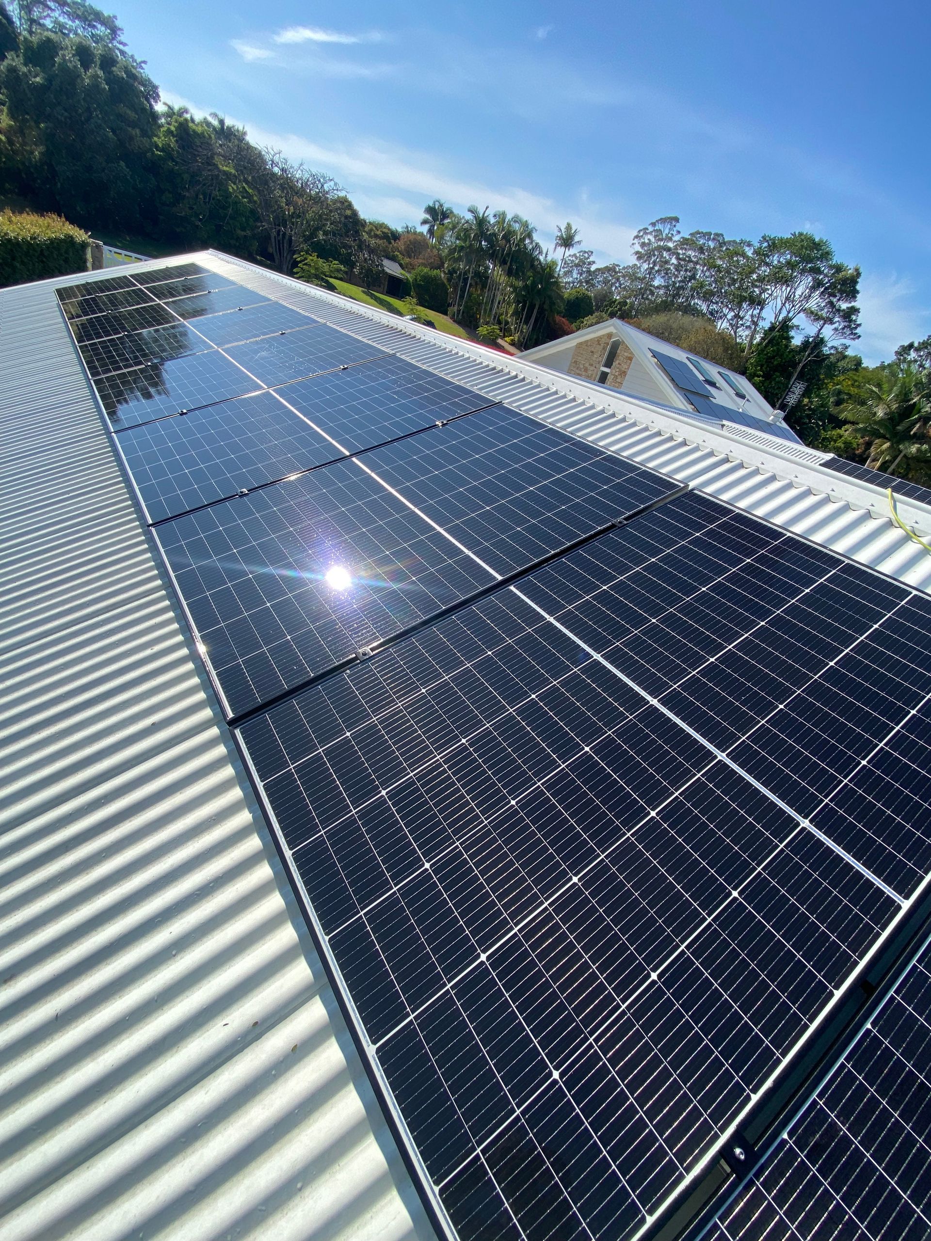Clean Solar Panels — Freshwater Exterior Cleaning in Ballina, NSW