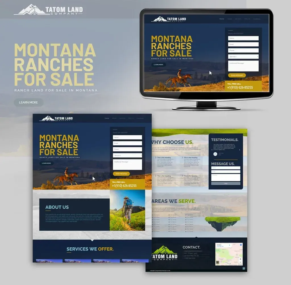 Montana ranches for sale is advertised on the website