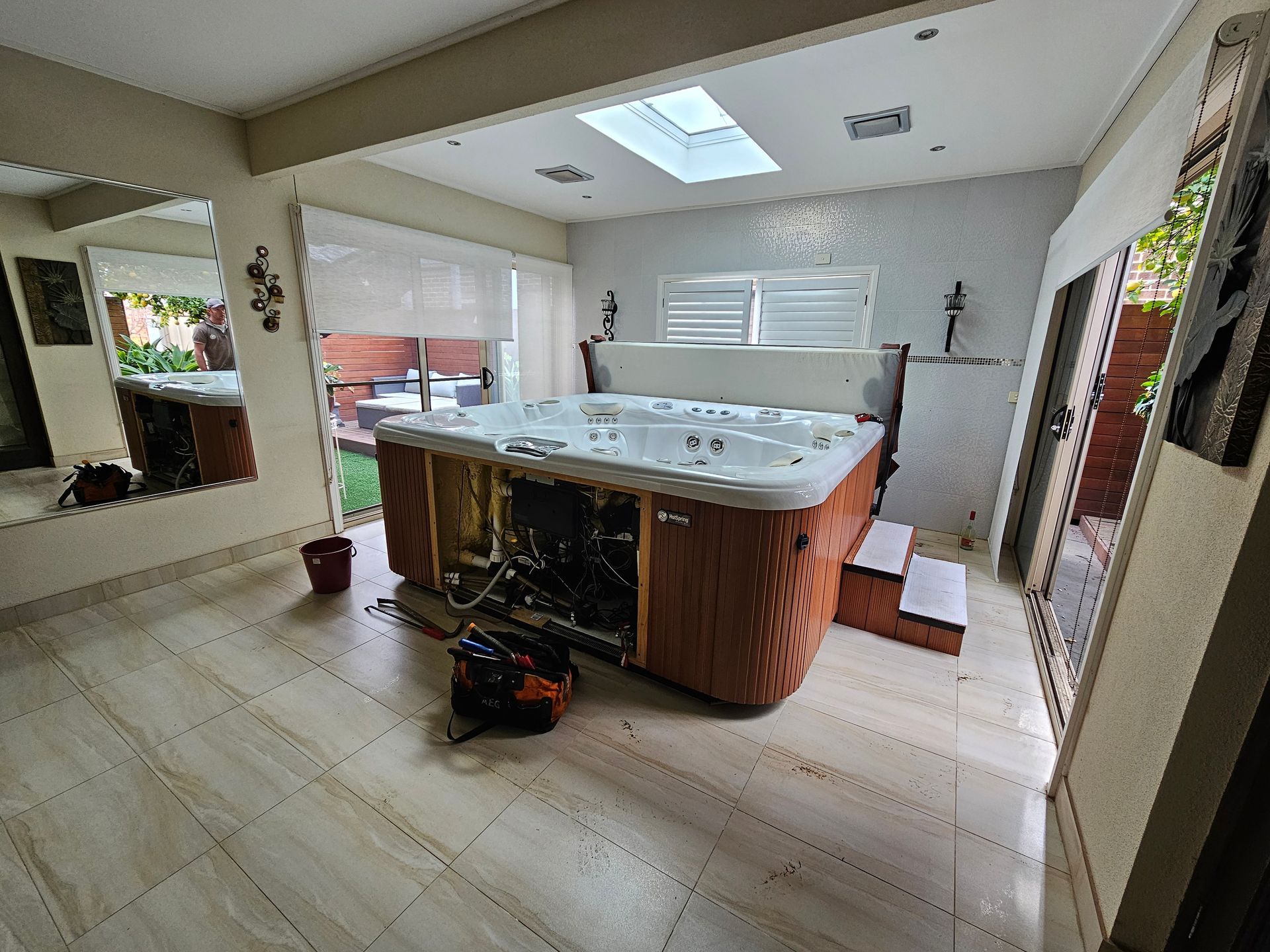 A Room With a Bathtub in the Middle of It — All Over Pool Removals in Surrey Hills, VIC