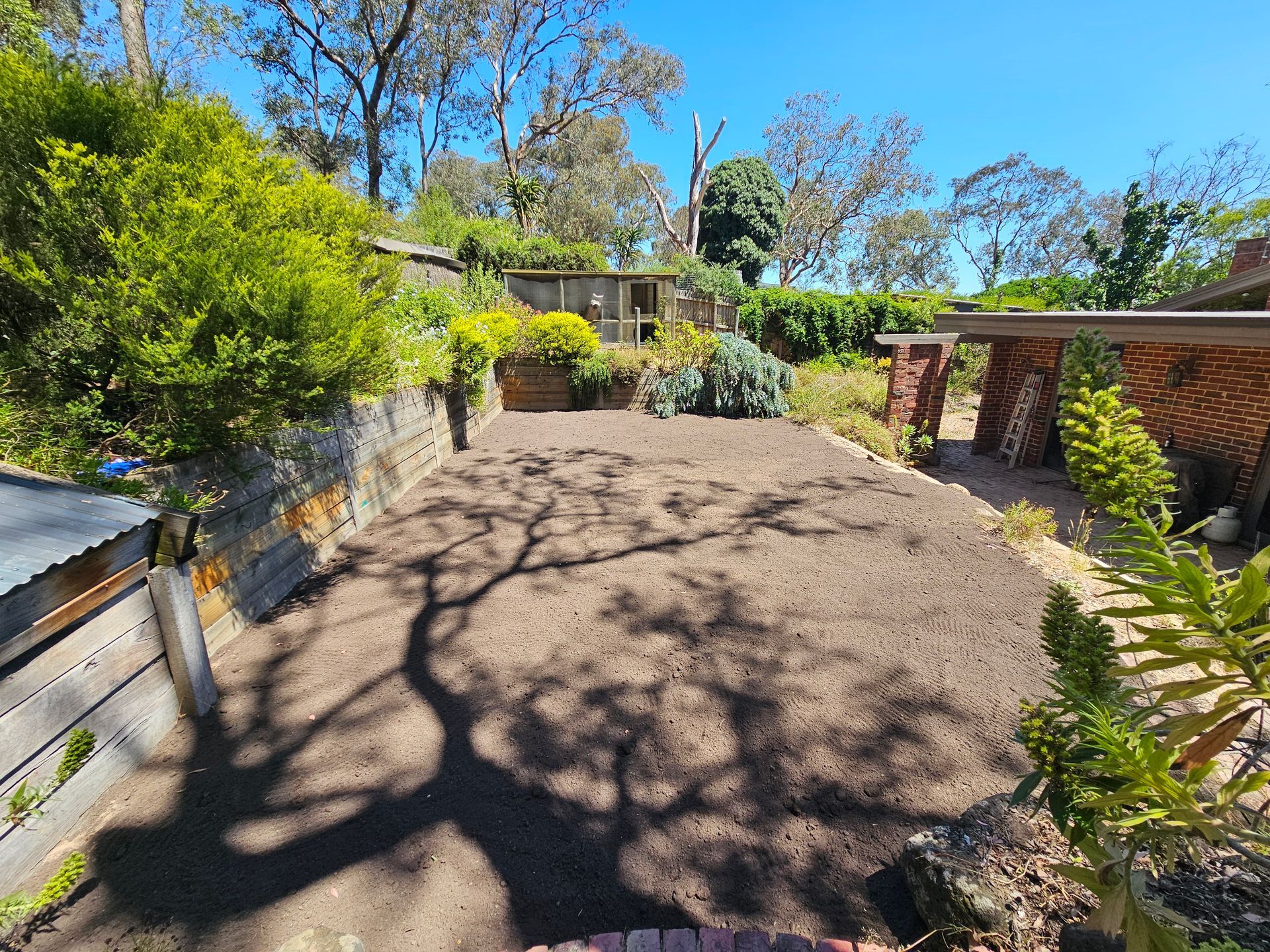 Backyard With a Gravel Courtyard — All Over Pool Removals in Upwey, VIC