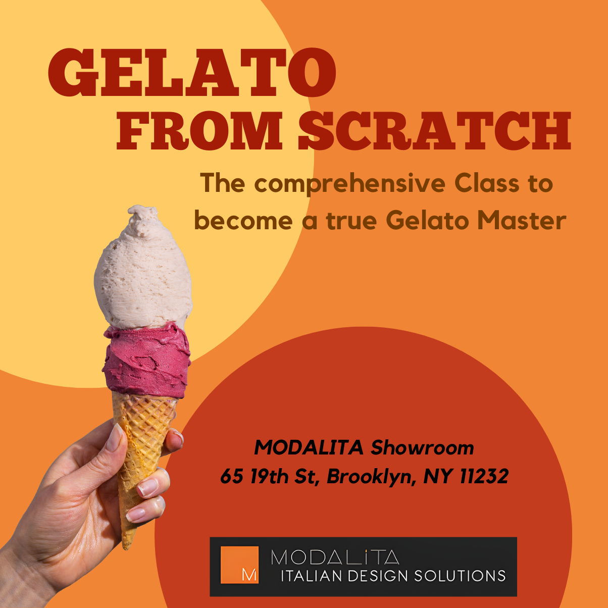 CLASS 1 - Gelato From Scratch