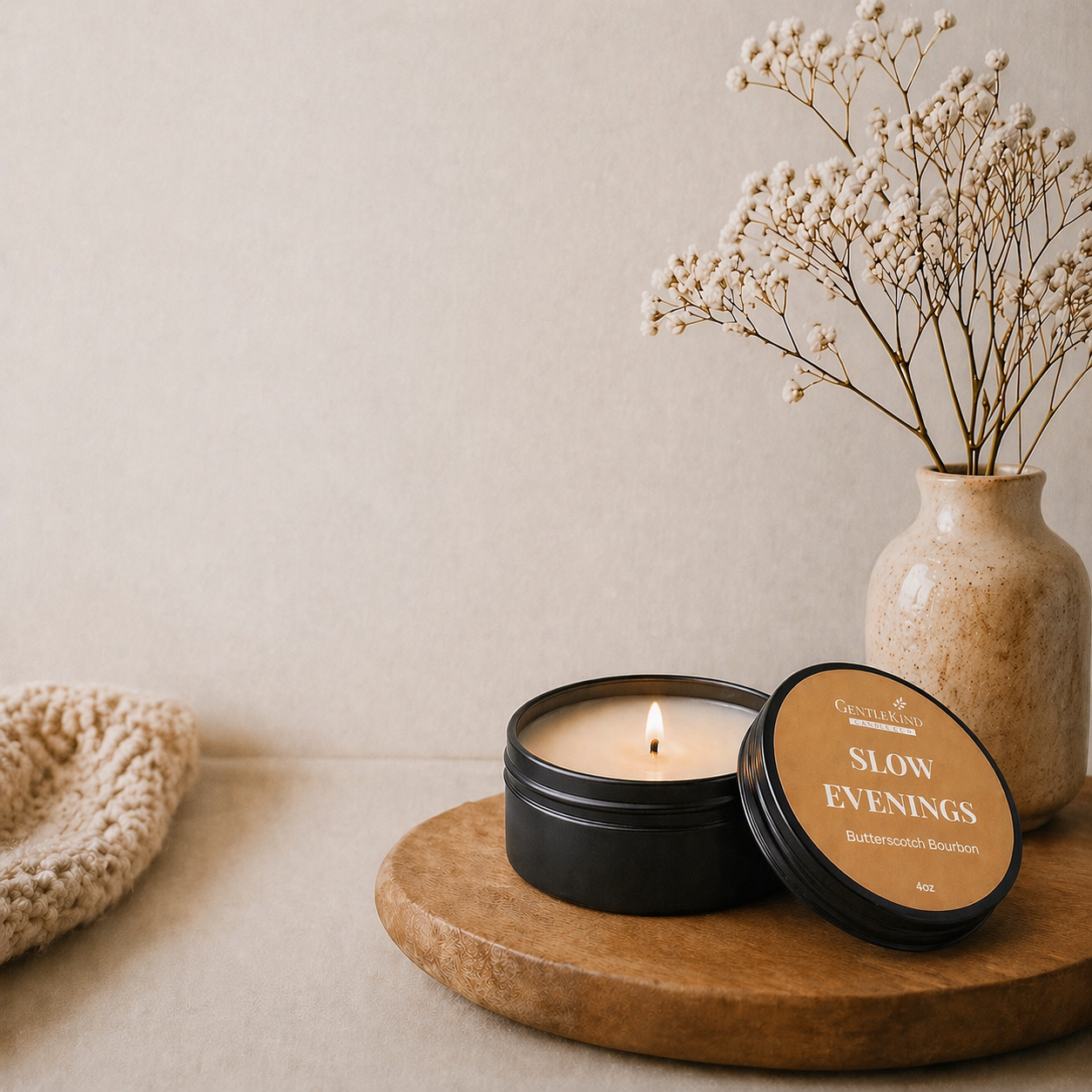 Slow Evenings Candle Tin