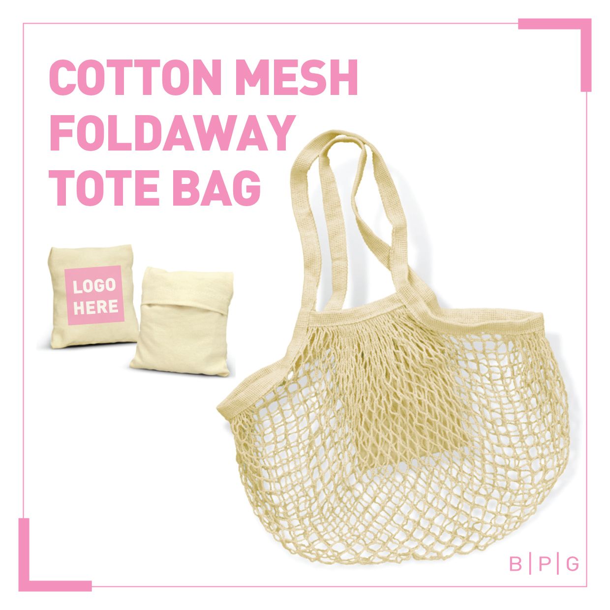 Cotton Mesh Foldaway Tote Bag — Wetherill Park, NSW — Bright Print Group