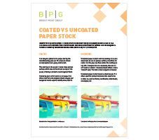 Coated vs Uncoated Paper — Wetherill Park, NSW — Bright Print Group