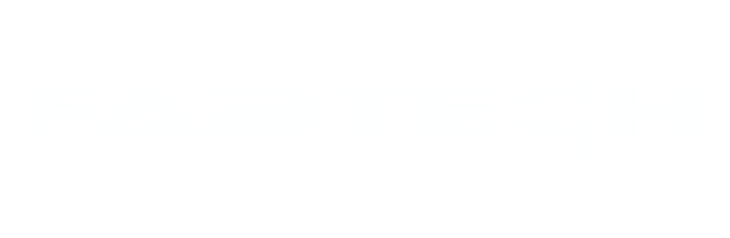 A large, bright, white-on-black logo for