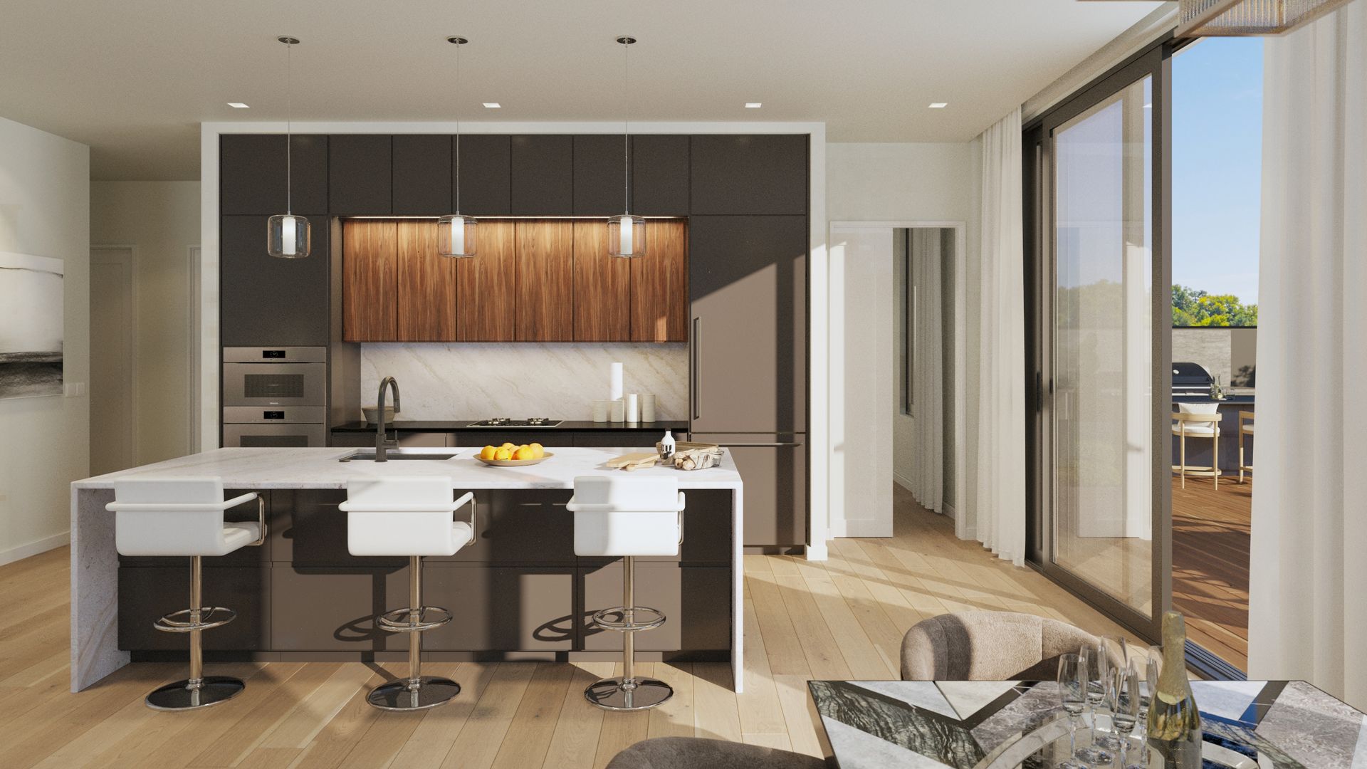 VIO Sandy Springs Kitchen Rendering