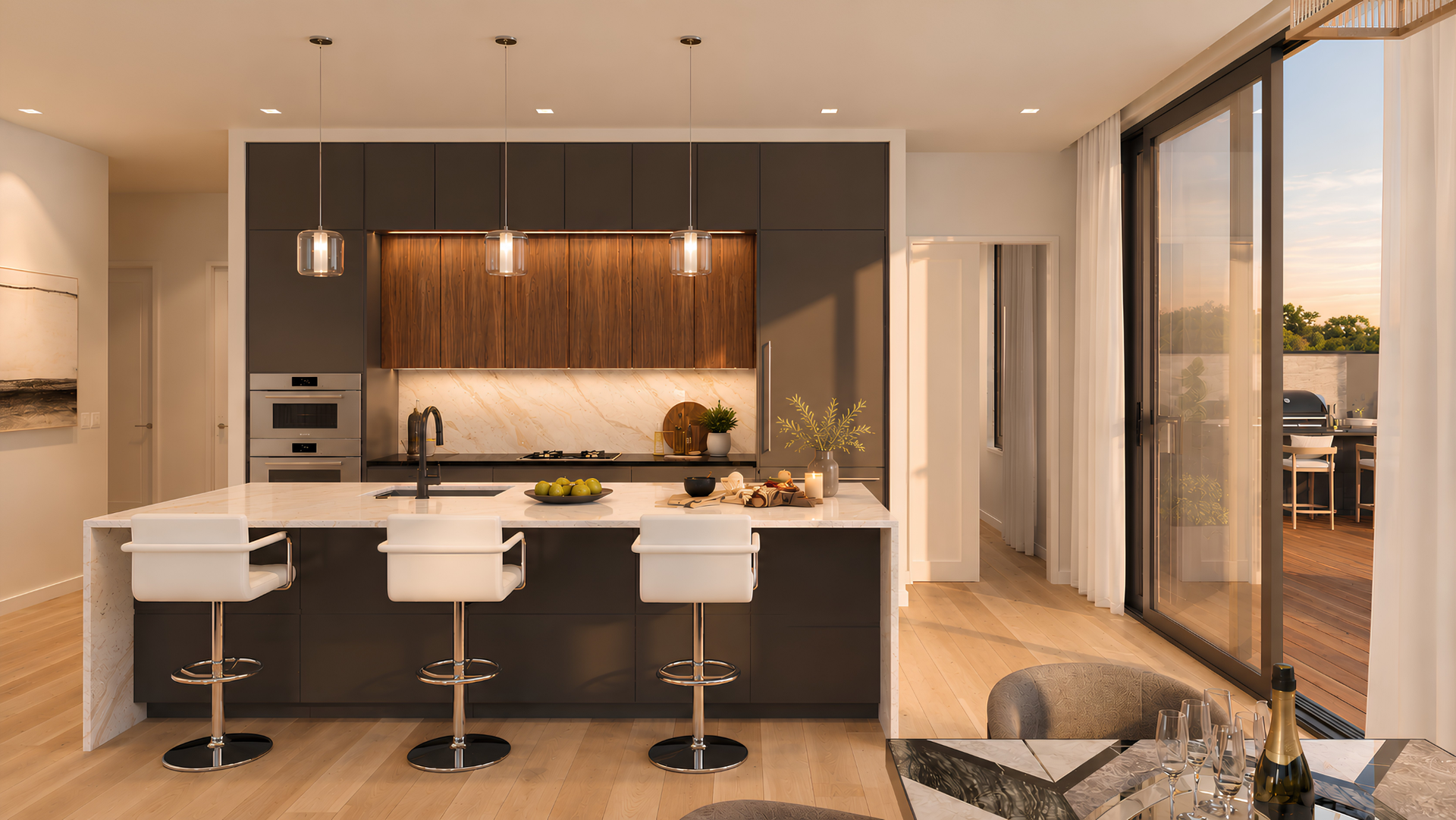 VIO Sandy Springs Kitchen Rendering