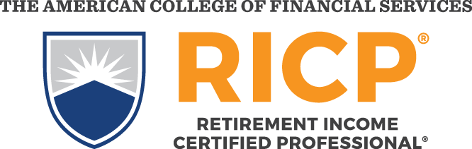 The american college of financial services retirement income certified professional logo