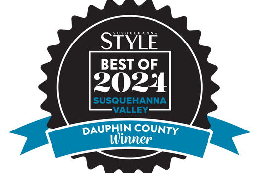 A seal that says `` style best of 2021 susquehanna valley dauphin county winner ''