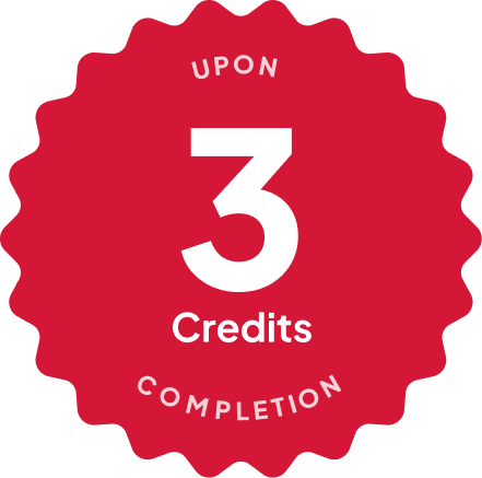 Badge: 4 Credits Upon Completion