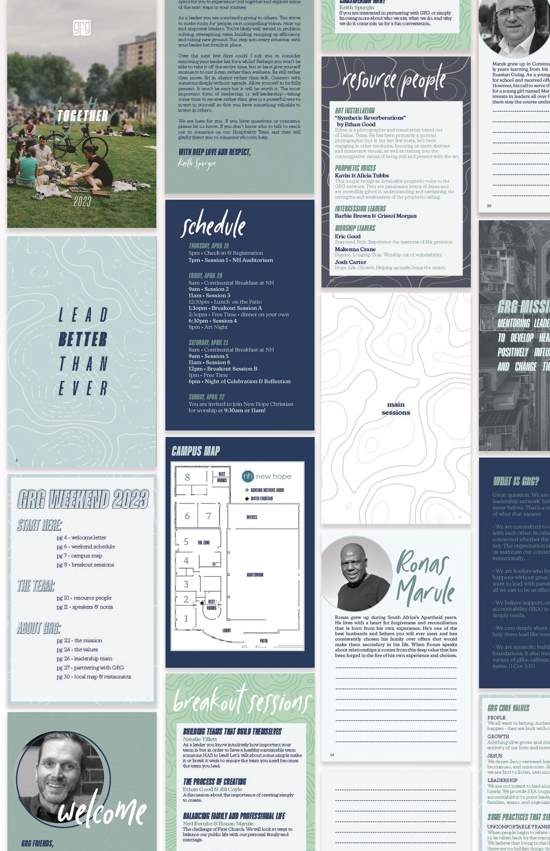 A one-page branding info page for a local author getting their book published in North Texas, designed by Sarah Rosie Studios
