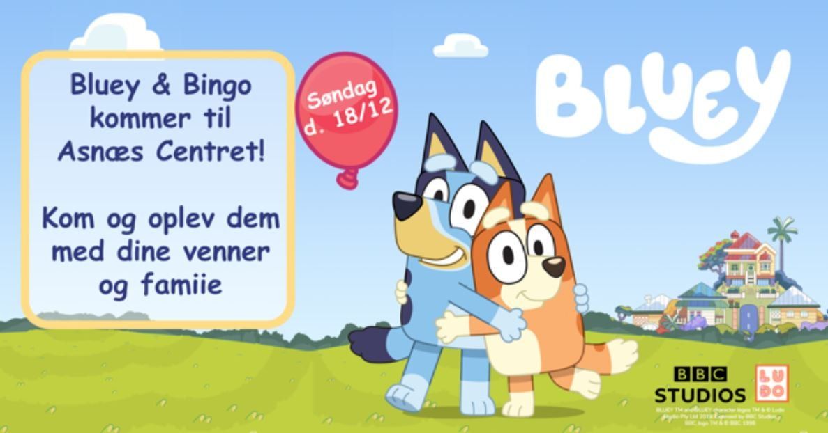 Billede af Bluey tegneseriefiguren